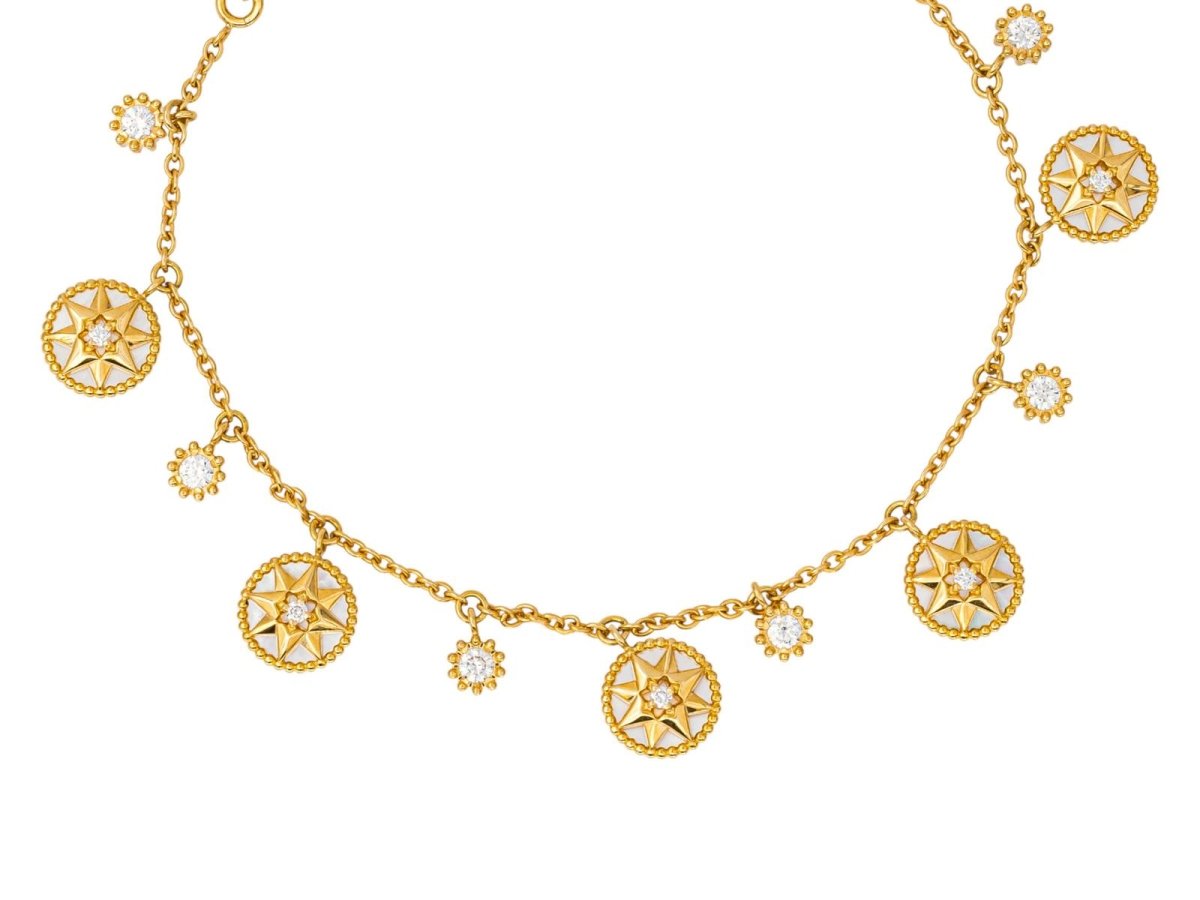 Dior Bracelet Rose des vents Or jaune Diamant - Castafiore