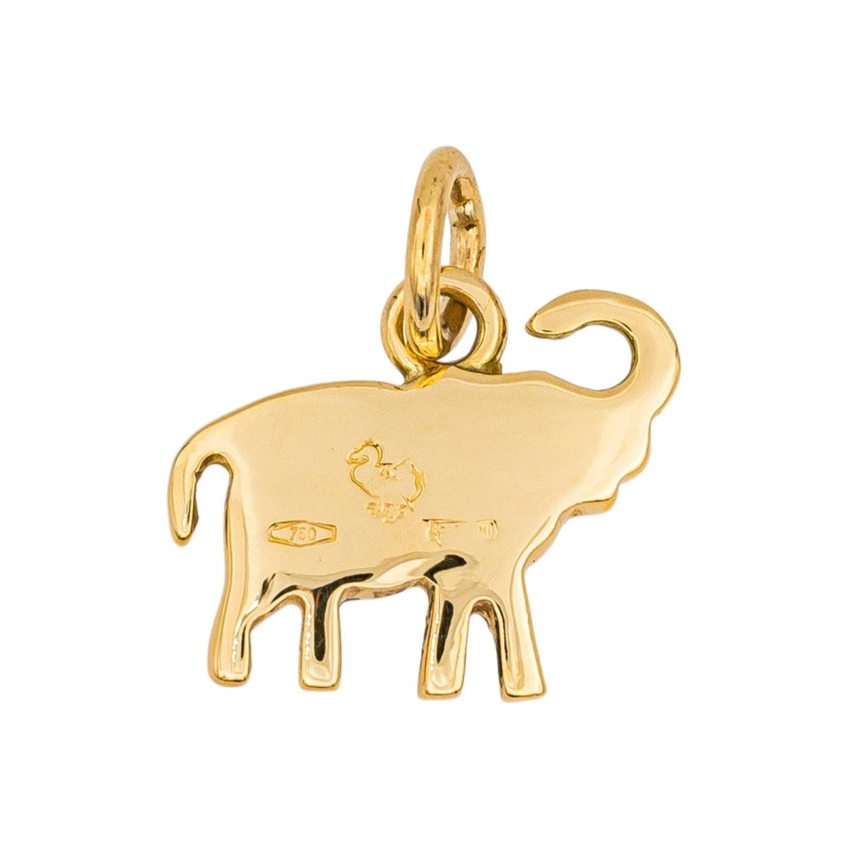 Dodo Pomellato Collier Pendentif Elephant Or jaune - Castafiore