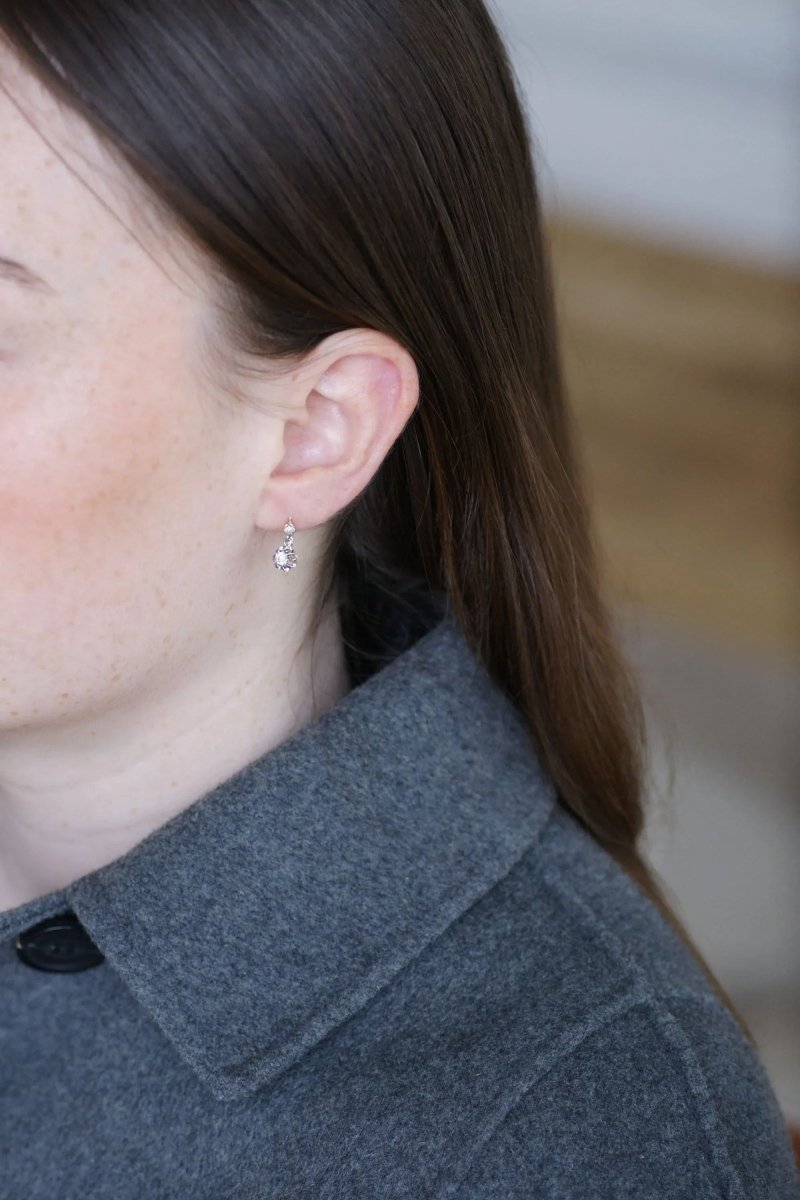 Dormeuses Anciennes Diamants 0,30 Ct - Castafiore