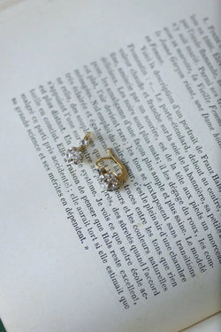 Dormeuses anciennes diamants 0.50 Ct - Castafiore