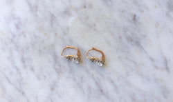 Dormeuses Art Déco Or et Diamants 0.90 Ct - Castafiore