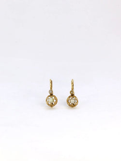 Dormeuses Napoléon III or perles - Castafiore