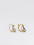 Dormeuses or diamants taille ancienne 2,4 ct - Castafiore