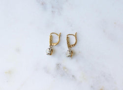 Dormeuses Pendantes Diamants Coussin 1,10 Cts - Castafiore