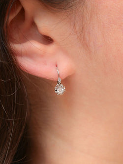 Dormeuses vintage diamants 0,3 ct - Castafiore