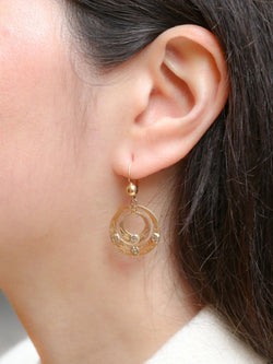 Dormeuses vintage or jaune - Castafiore