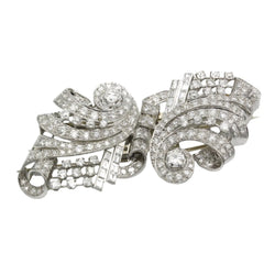 Double Clip - Or, platine & diamants - Castafiore