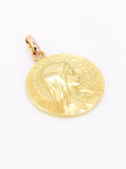 DROPSY Médaille Art Nouveau Sancta Maria or jaune - Castafiore
