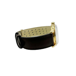 Montre OMEGA "Constellation" en or jaune et cuir