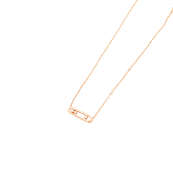 Collier Pendentif MESSIKA "Baby Move" PM en or rose et diamants