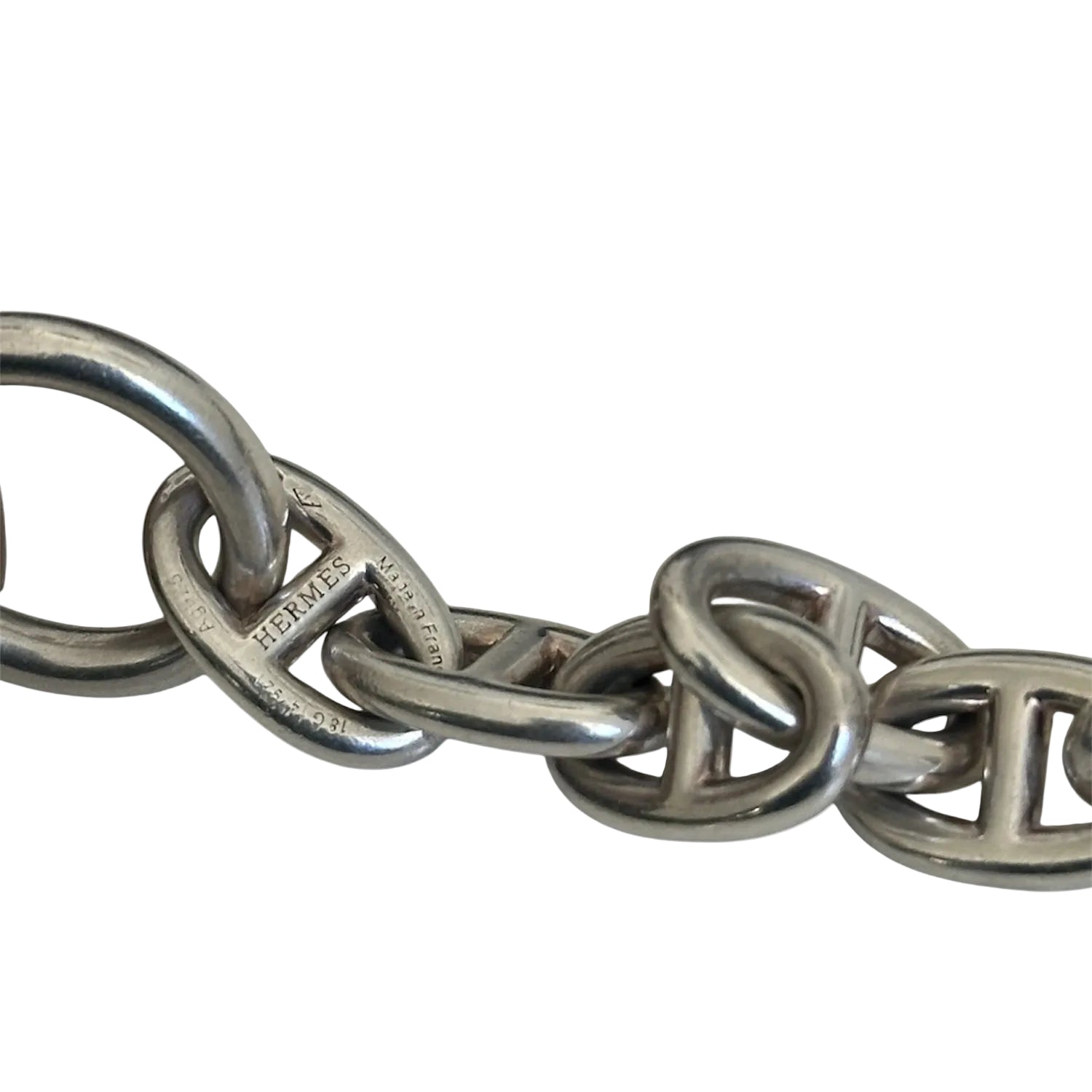 Bracelet Maille HERMÈS "Chaîne d'ancre" PM en argent