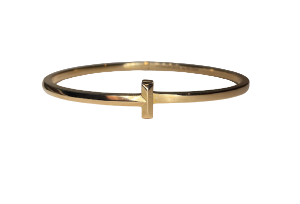 Montre Jonc TIFFANY & CO "Tiffany T" en or rose