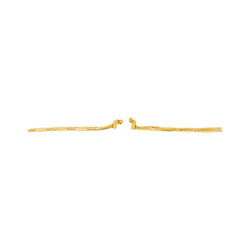 Boucles d'oreilles Pendantes en or jaune
