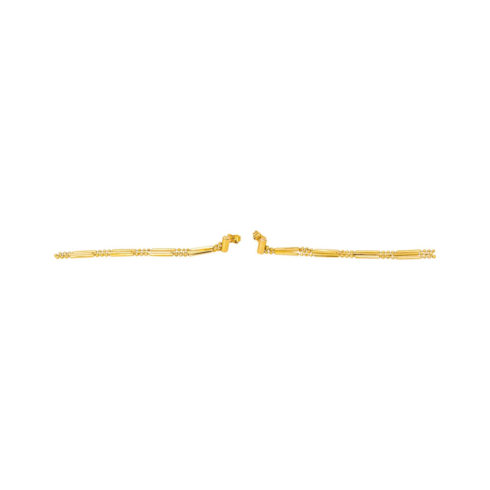 Boucles d'oreilles Pendantes en or jaune