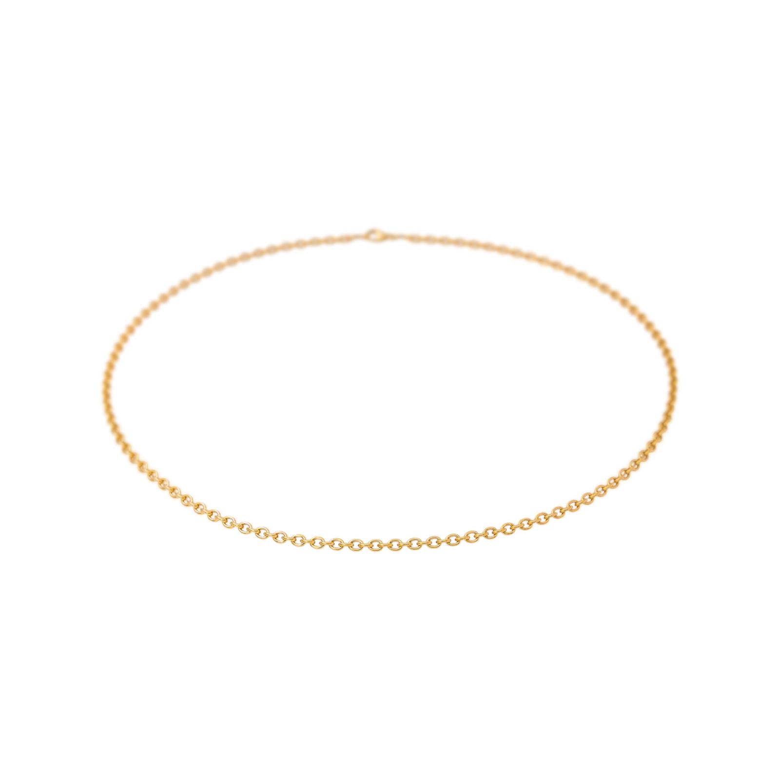 Collier Maille forçat Or jaune