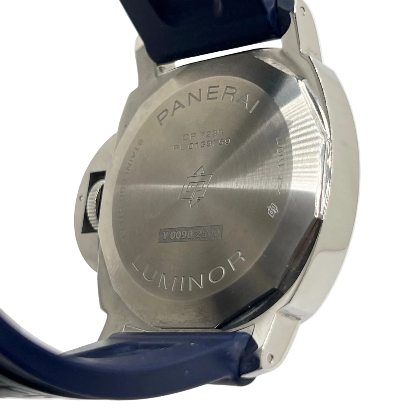Montre PANERAI "Luminor Base" en acier et caoutchouc