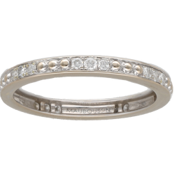 Bague Alliance MAUBOUSSIN en or blanc et diamants
