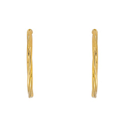 Boucles d'oreilles Créoles en or jaune