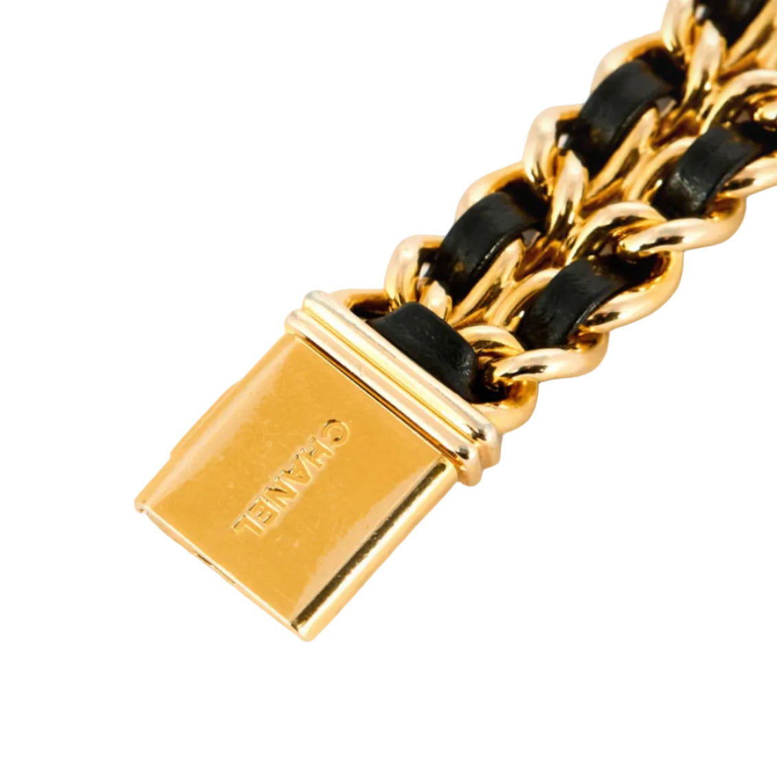Montre CHANEL "Première" plaqué or et cuir