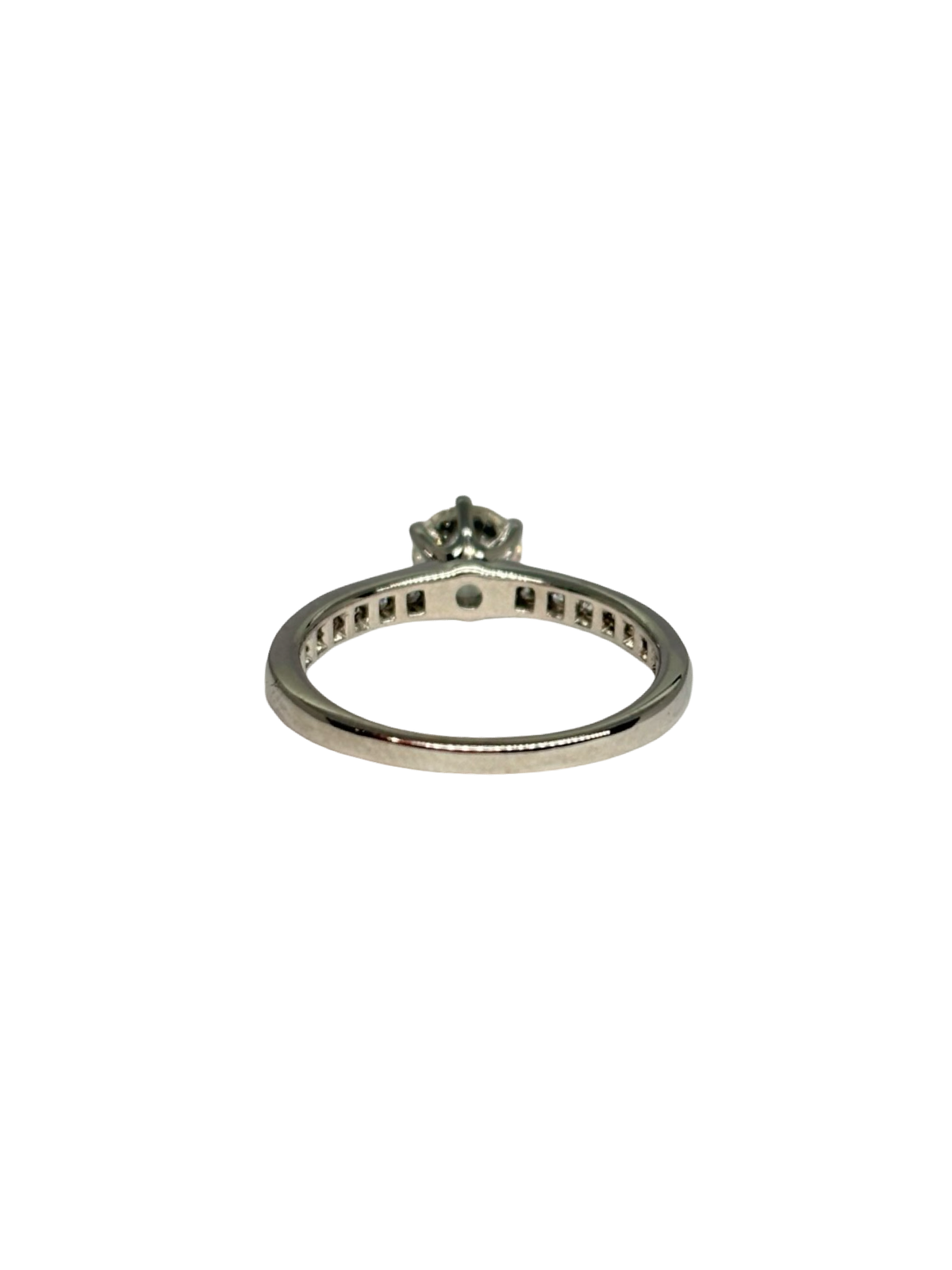Bague Solitaire TIFFANY & CO. en platine et diamants