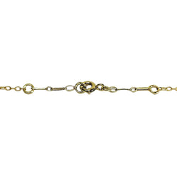 Collier Draperie en or champagne et perles