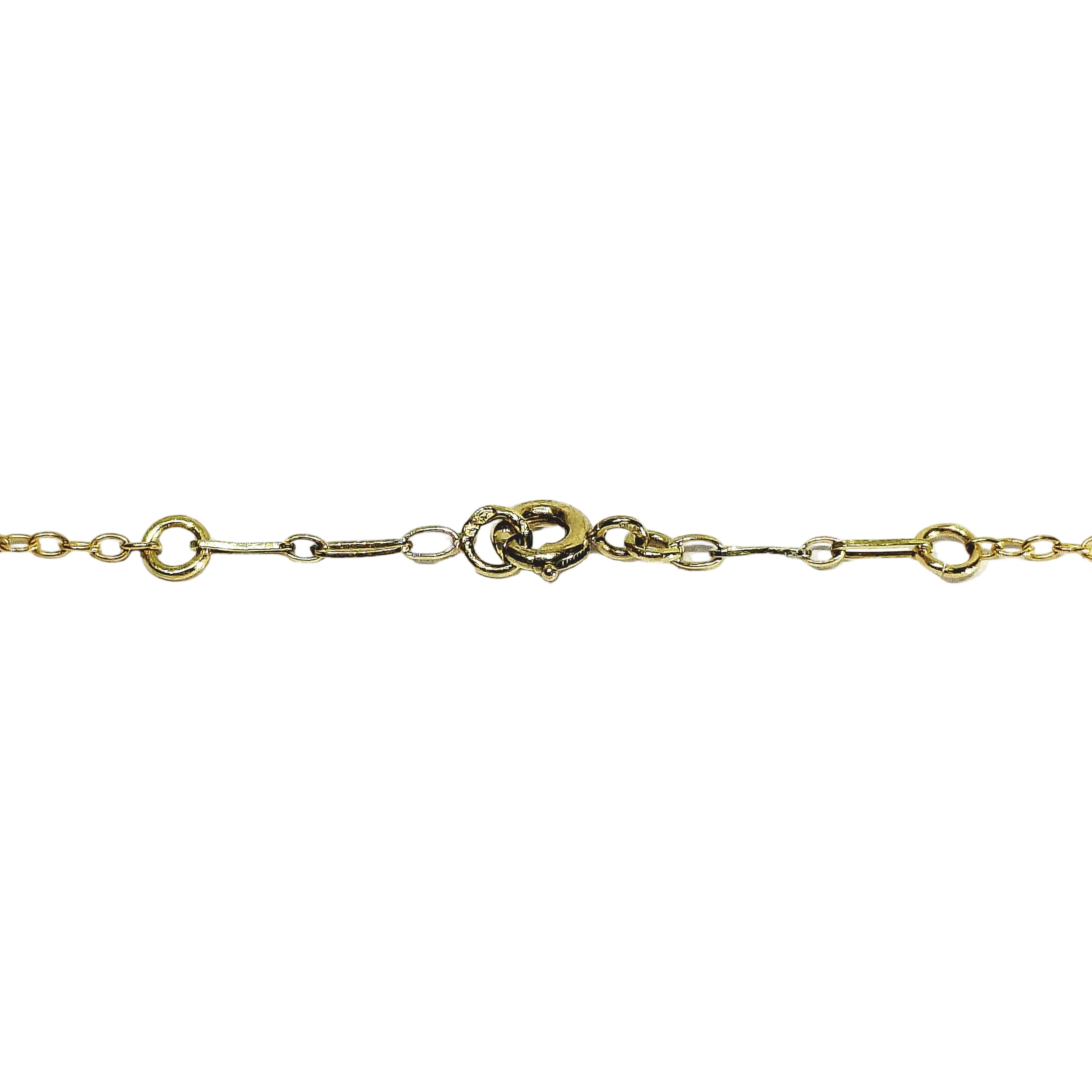 Collier Draperie en or champagne et perles