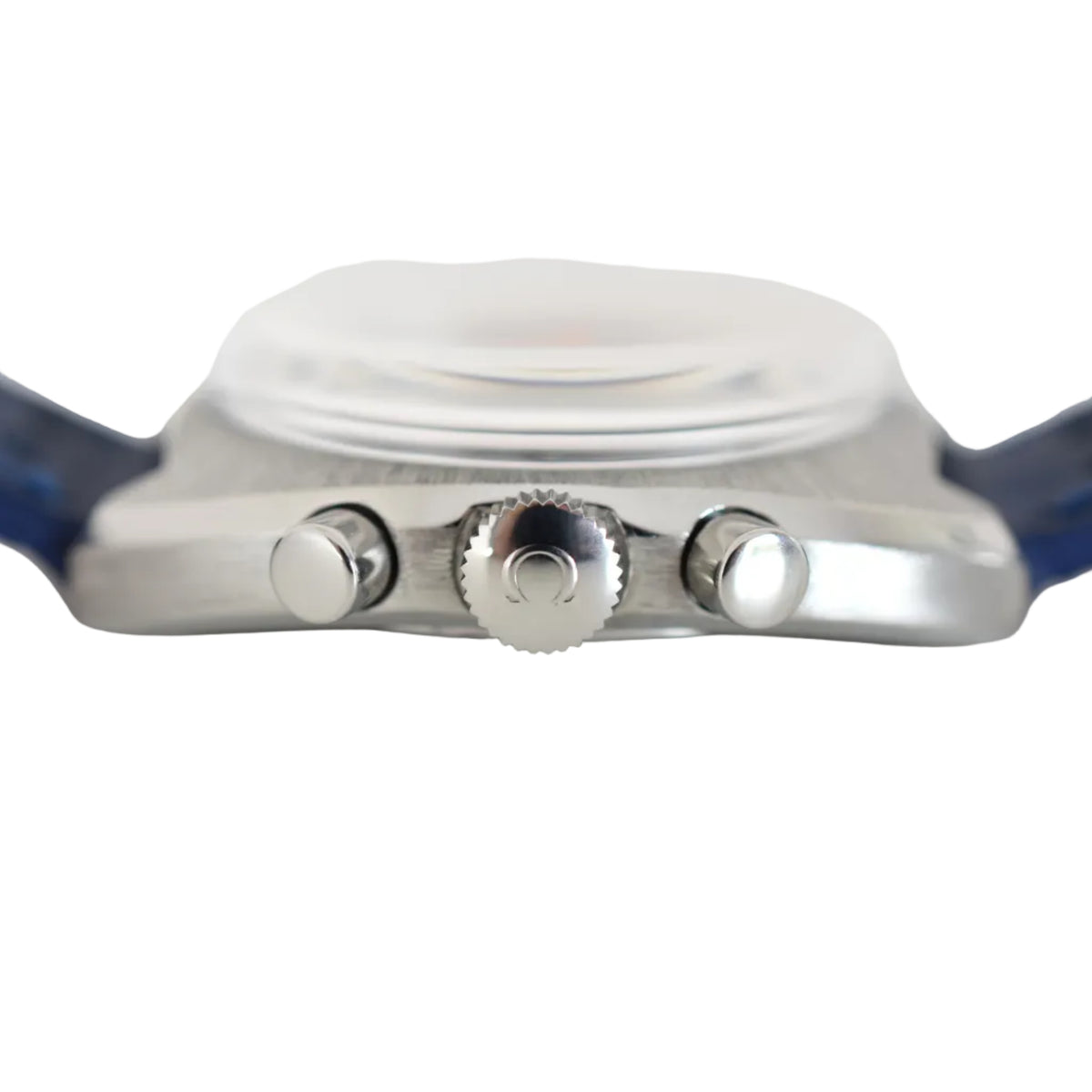 Montre OMEGA "Seamaster" en acier et cuir