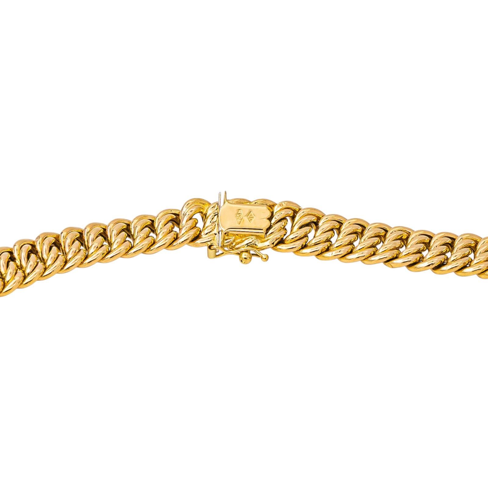 Collier Maille Américaine Or jaune