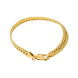 Bracelet Maille Anglaise Or jaune