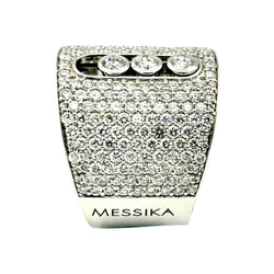 Bague MESSIKA "Move Joaillerie Pavée" en or blanc et diamants
