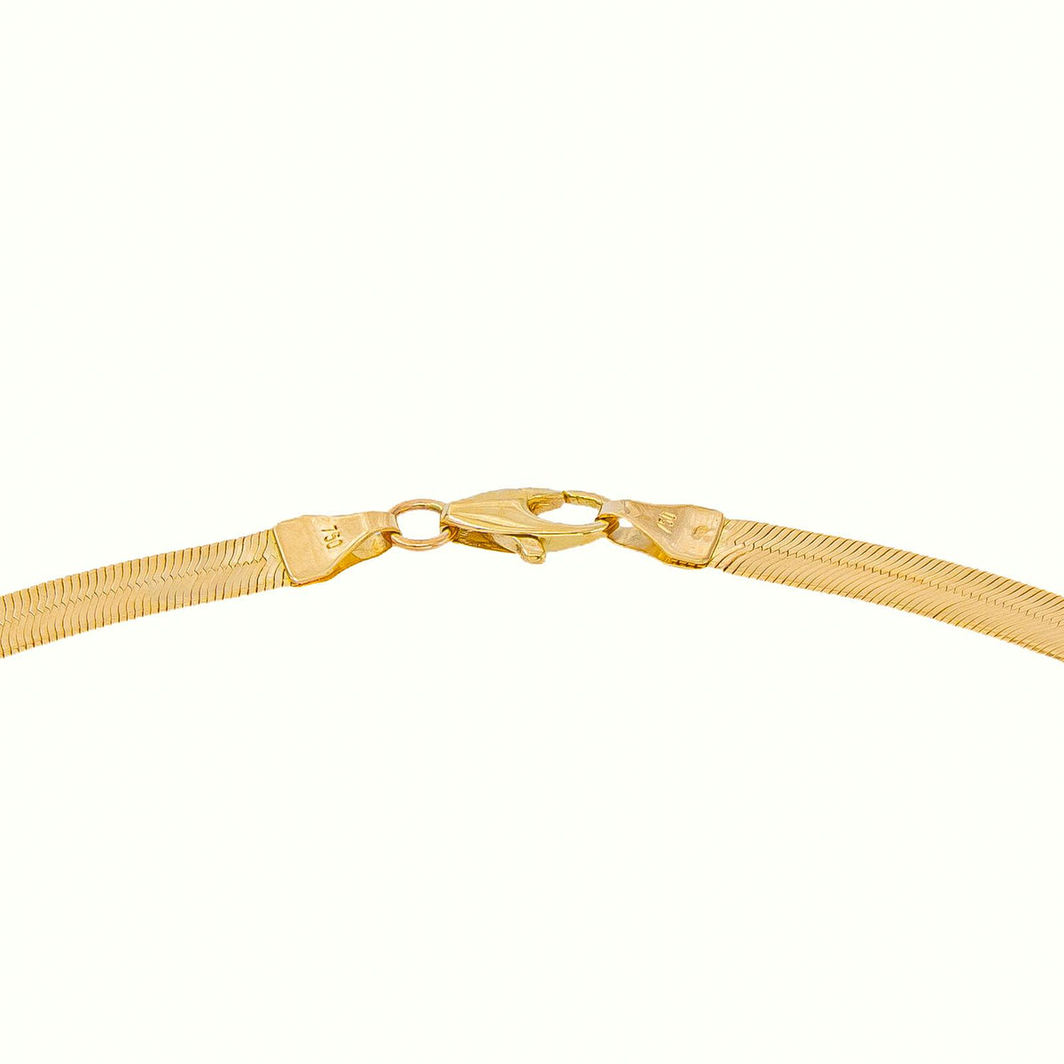 Collier Maille miroir Or jaune