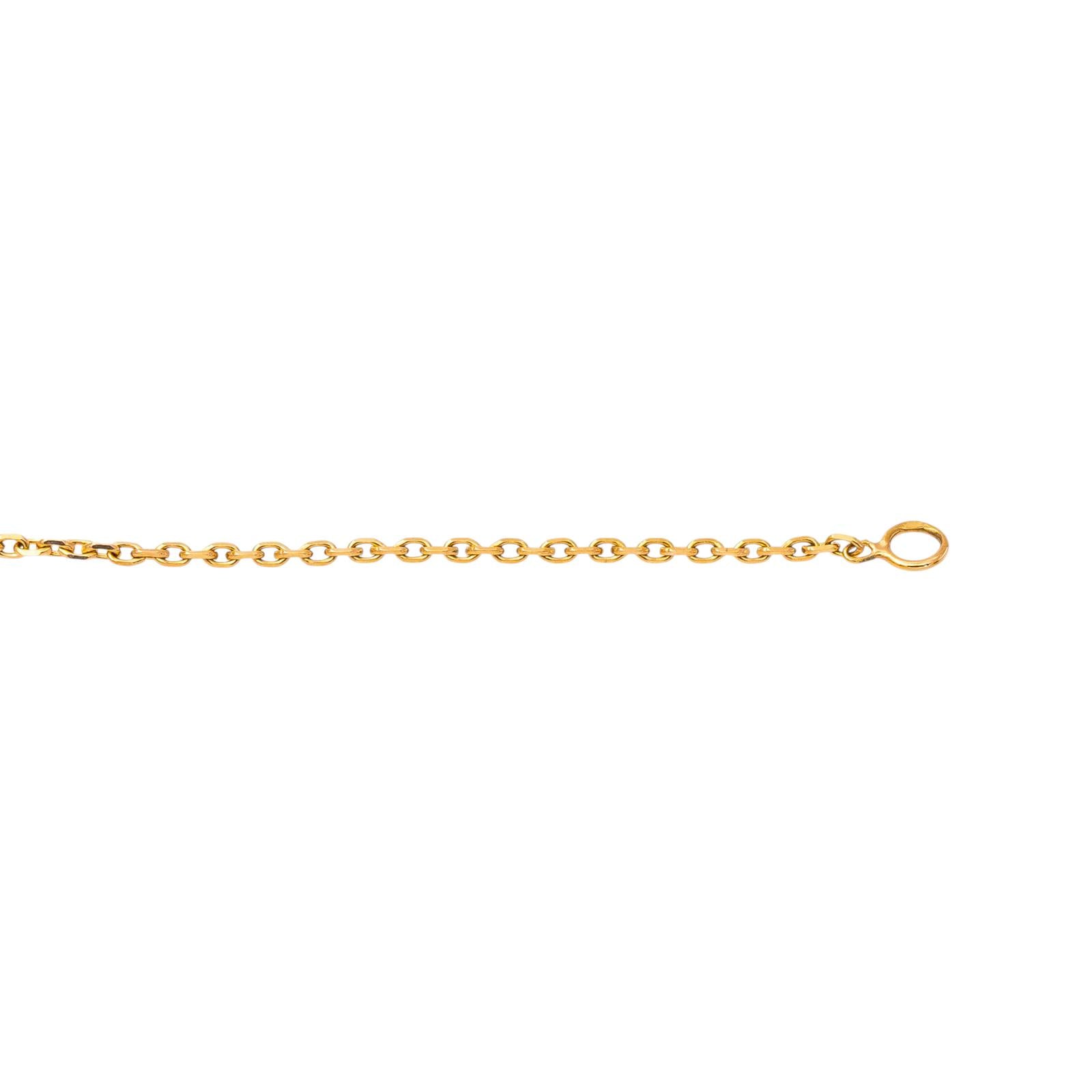 Collier Maille forçat Or jaune