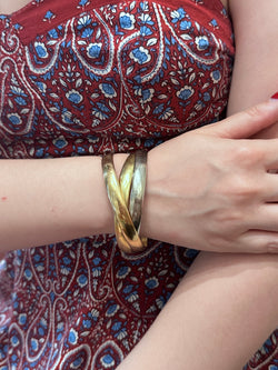 Bracelet Jonc en or jaune, or blanc et or rose