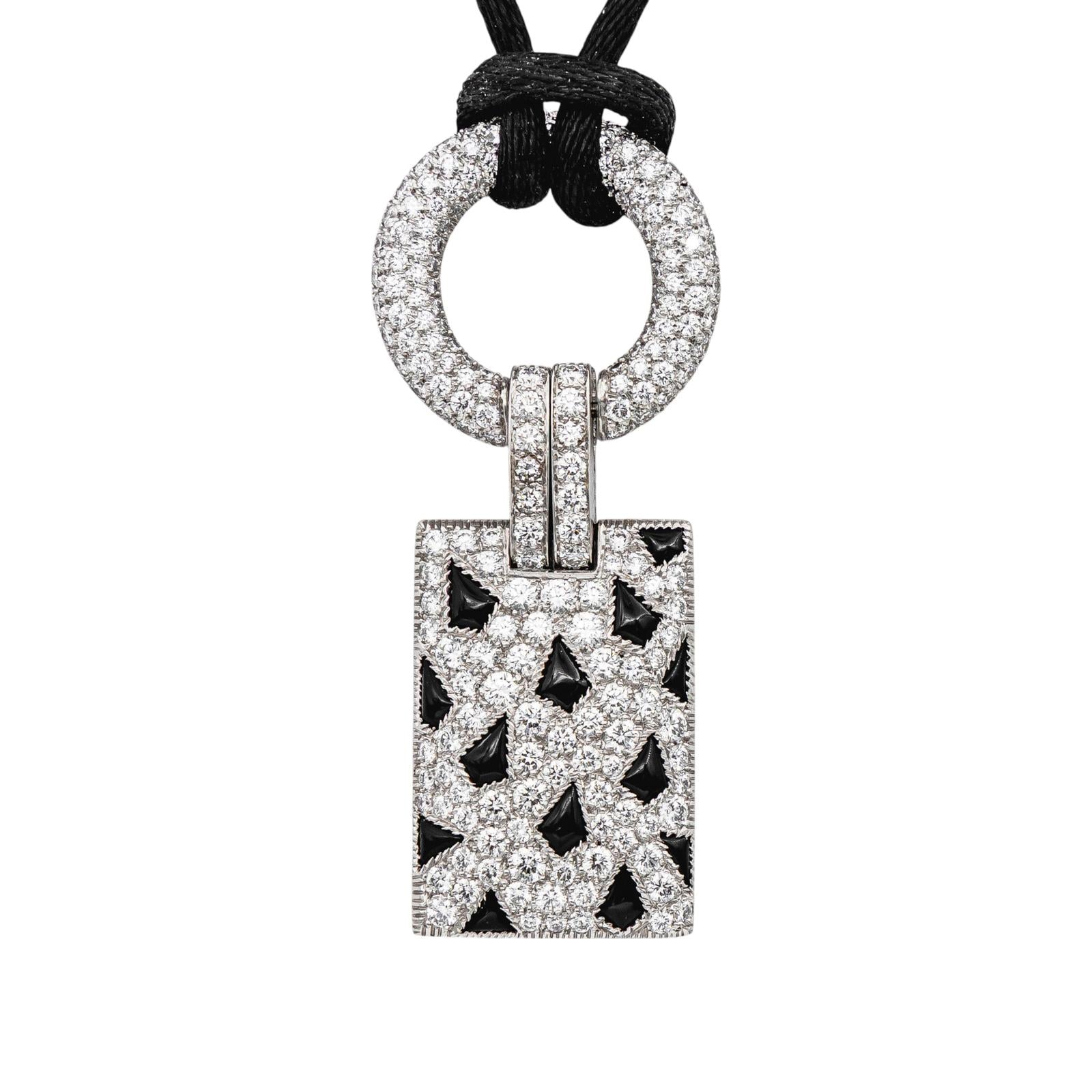 Cartier Collier Pelage Or blanc Diamant