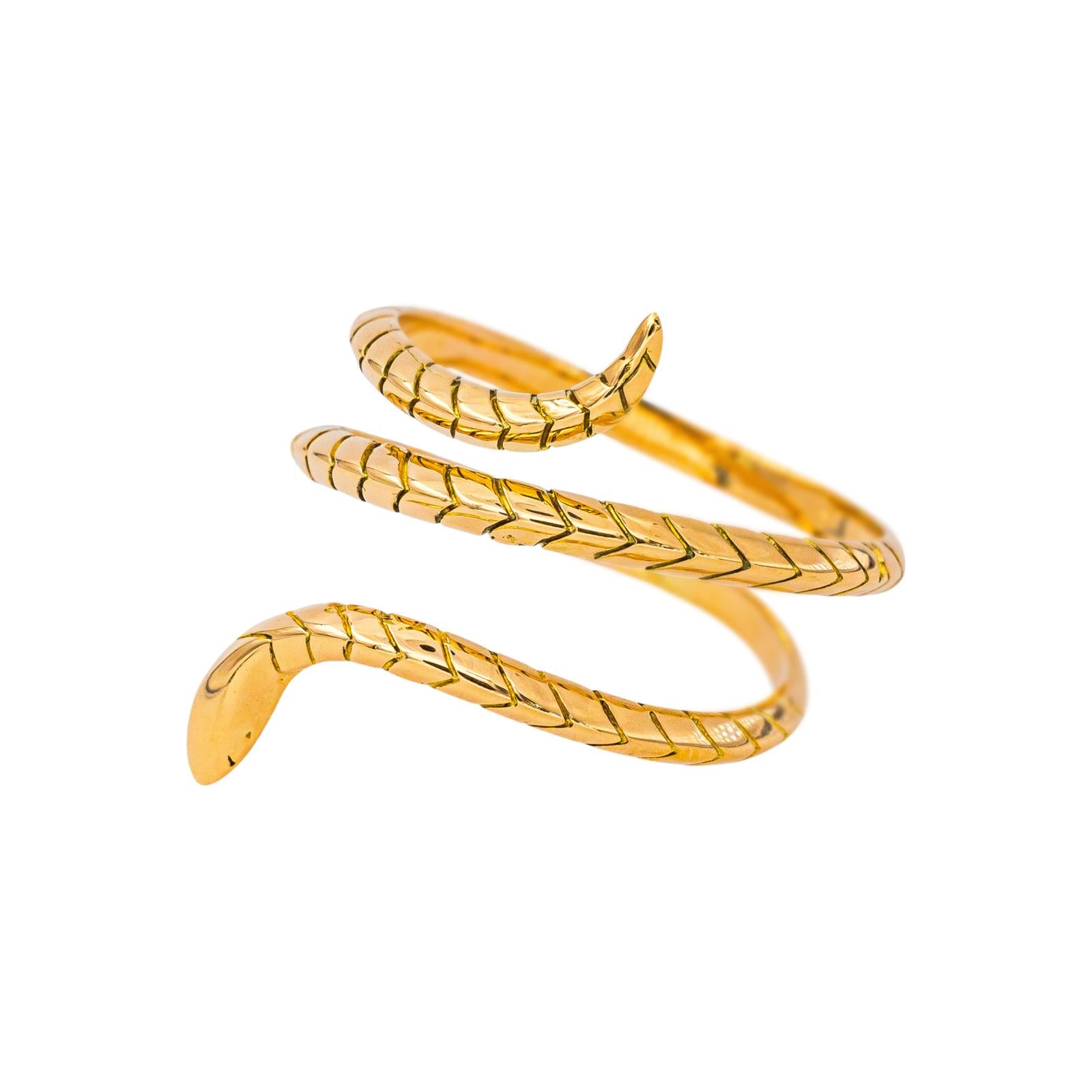 Bague Serpent Or jaune