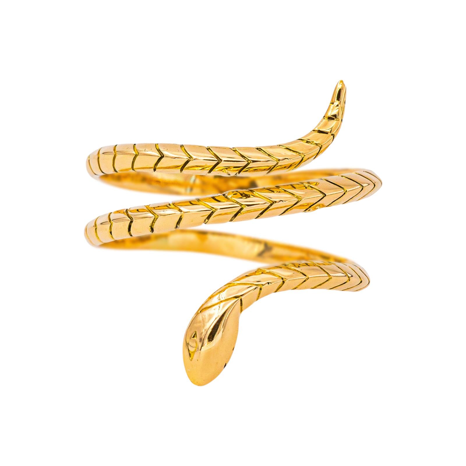Bague Serpent Or jaune