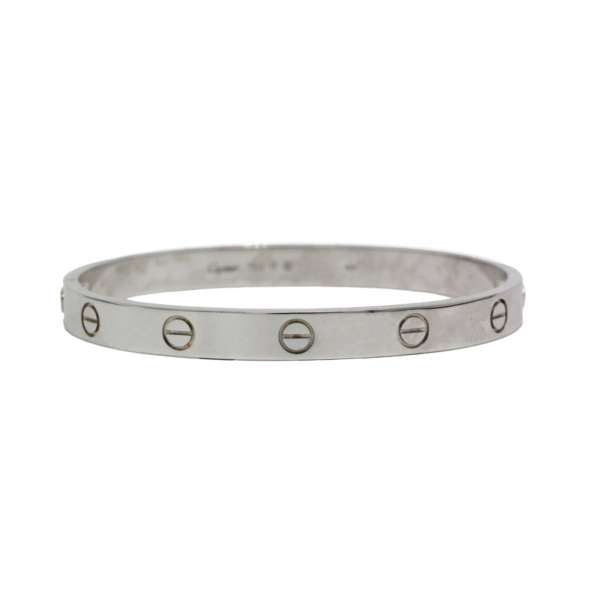 Bracelet Jonc CARTIER "Love" en or blanc