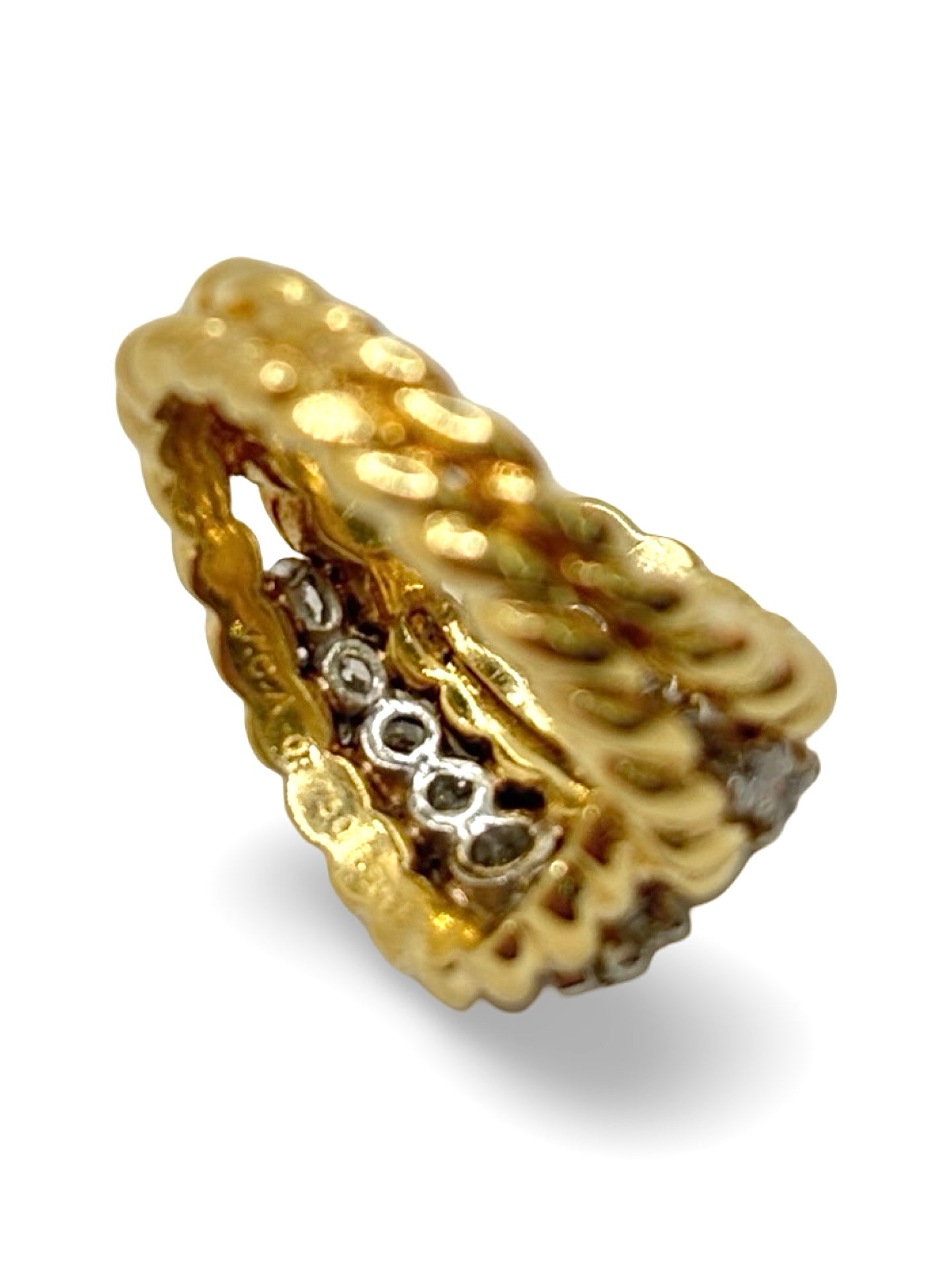 Bague Cocktail VAN CLEEF & ARELS en or jaune et diamants