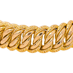 Bracelet Maille américaine Or jaune