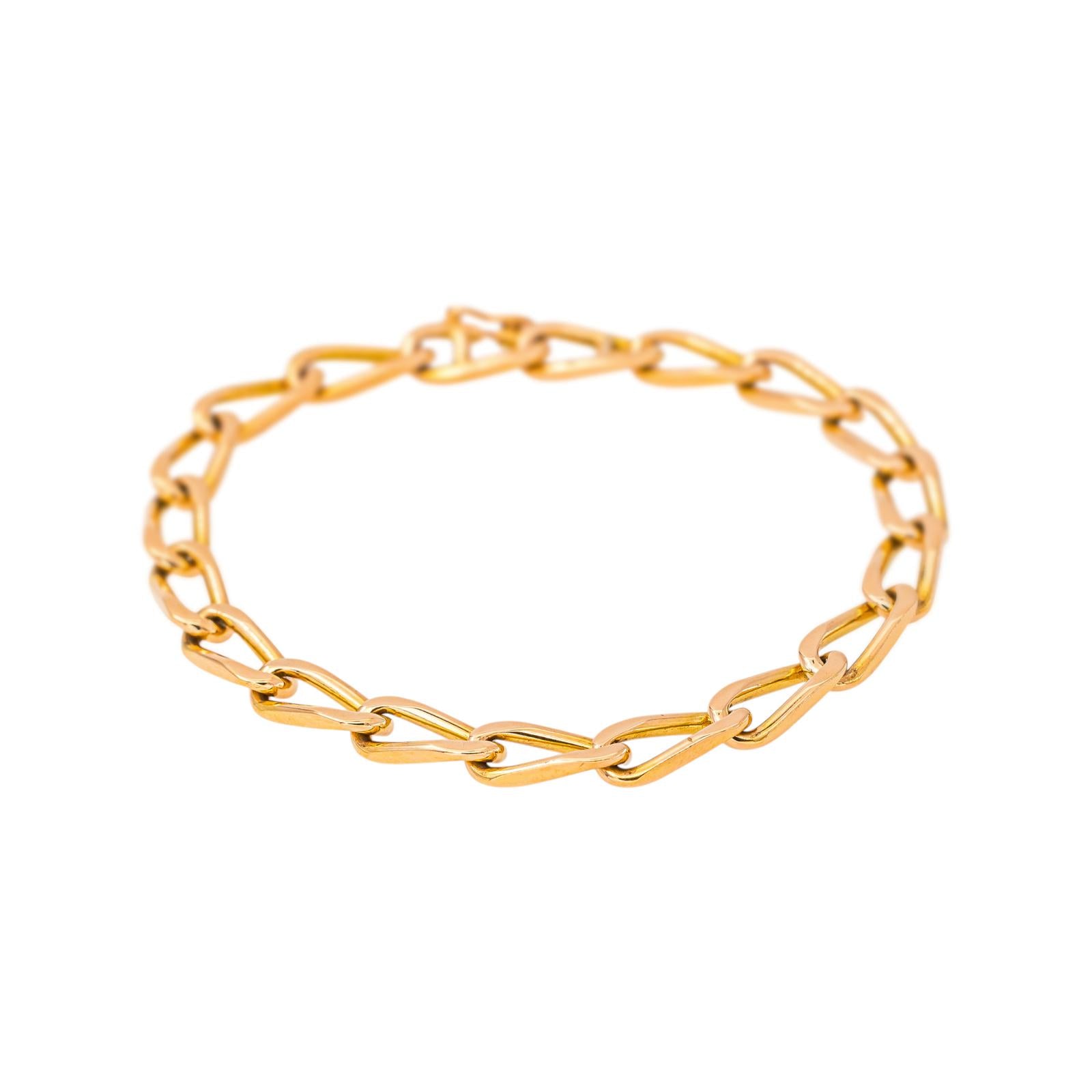 Bracelet Maille cheval Or rose