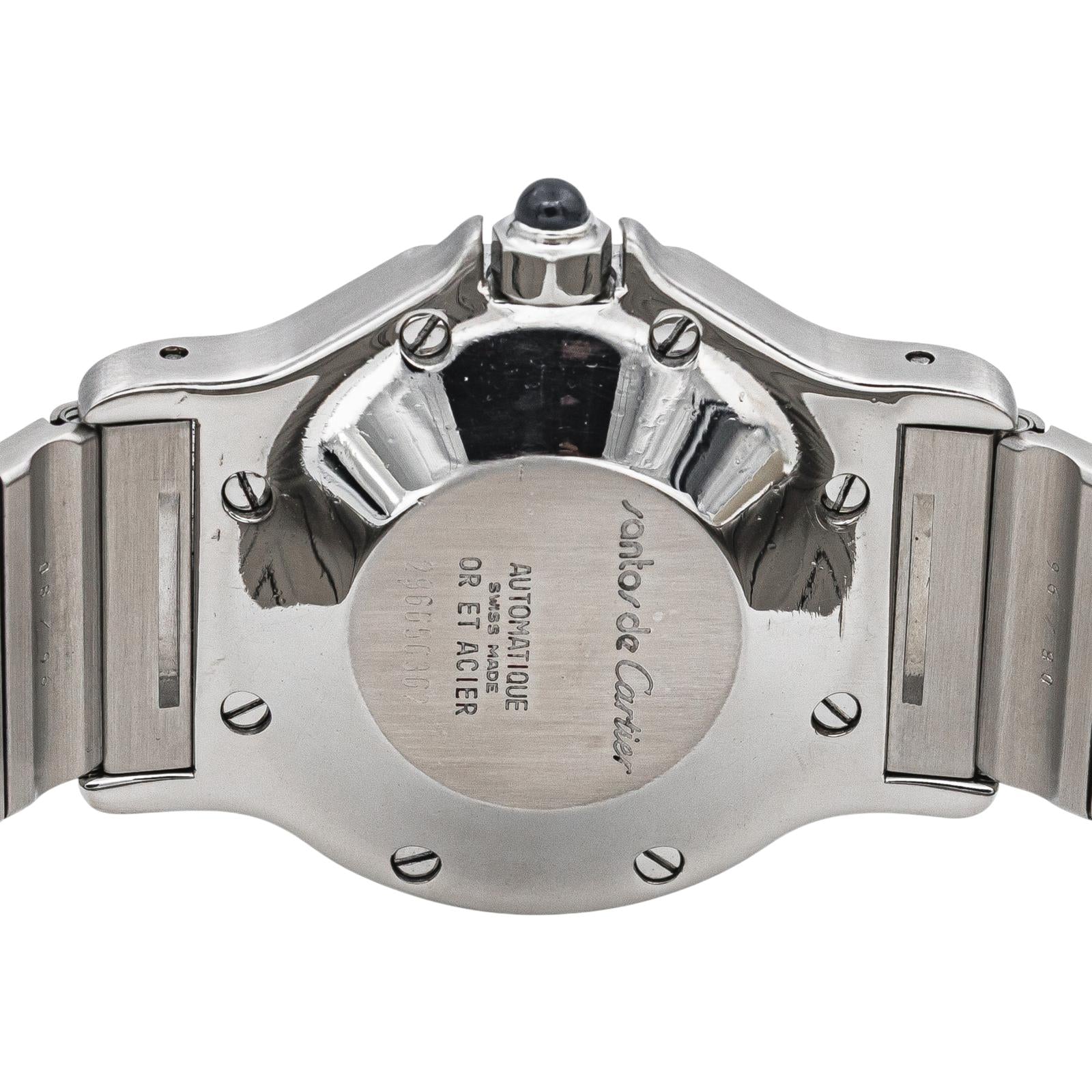 Cartier Montre Santos Acier Saphir