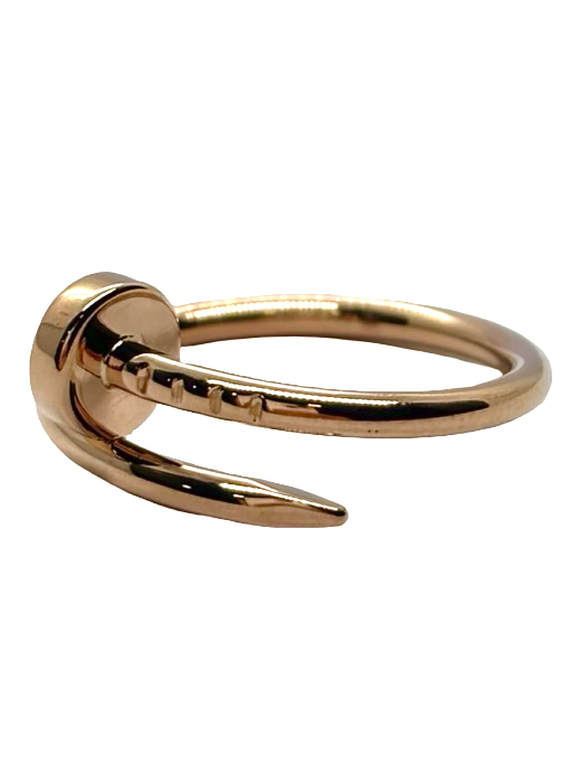 Bague Jonc CARTIER Clou en or rose