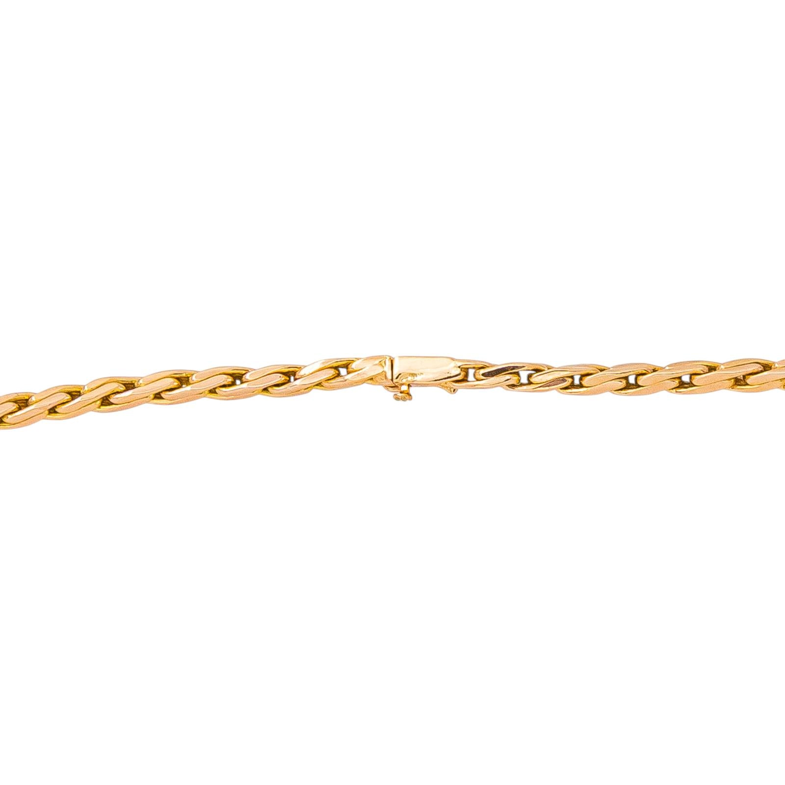 Collier Maille en or rose