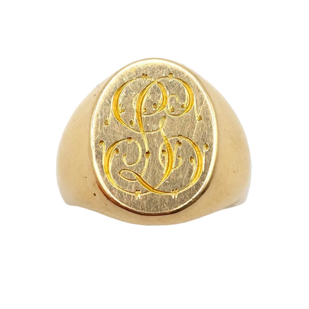 Bague Chevalière en or jaune