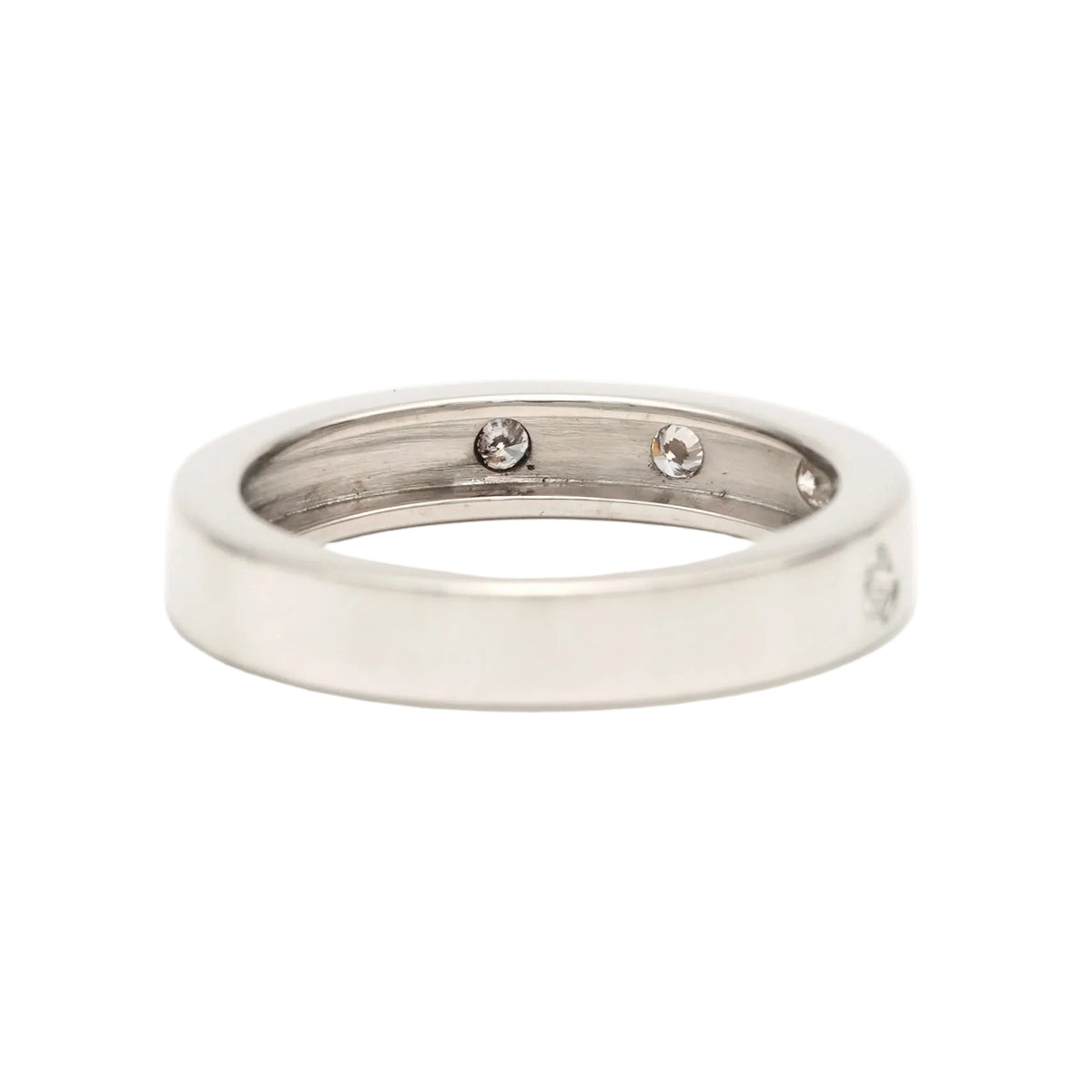 Bague Alliance en or blanc et diamants