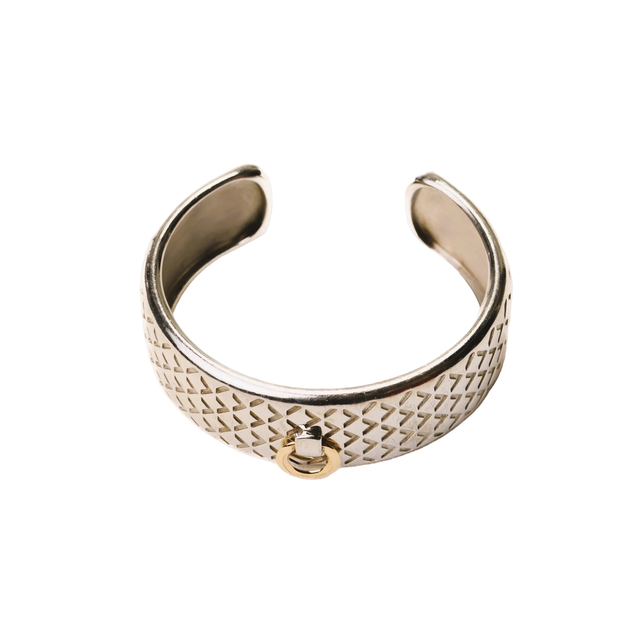 Bracelet Manchette MAUBOUSSIN "Salomé" en or jaune et argent