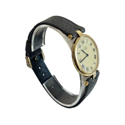Montre CARTIER Must Vendôme plaqué or, acier et cuir