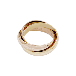 Bague Cartier, "Trinity Classique", trois ors.