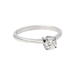 Bague Solitaire Or blanc Diamant