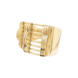 Bracelet manchette or rose.